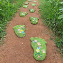 Garden Stepping Stones - Decorative Stones for Patio, Lawn, Stepping Stones Made of Resin (Set of 2) by CozyNest Decor