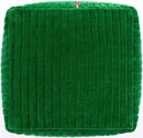 Mark&Day Pouf Ottoman, Rubbach Modern Dark Green Cube Pouf Foot Rest for Living Room, Bedroom and Boho Home Decor (16"x16"x16") by CozyNest Decor