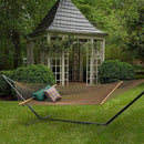 Original Pawleys Island 13DCAB Large Antique Brown DURACORD Rope Hammock with Extension Chains & Tree Hooks, Handcrafted in The USA, Accommodates 2 People, 450 LB Weight Capacity, 13 ft. x 55 in. by GreenHaven Gardens