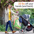 Baby Uma Stroller Hooks for Bags (2 Pack) - Universal Stroller Clips and Hooks, Non-Slip with One-Hand Opening, 11 lb Weight Capacity, Baby Travel Essential by TinyTreasures Baby Boutique