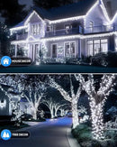 Brightown 2 Pack Solar String Lights for Outside, Each 46Ft 120 LED Solar String Lights Outdoor with 8 Modes, IP65 Waterproof Solar Lights for Patio Yard Wedding Garden Party Decorations, Cool White by GreenHaven Gardens