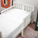 NTBAY 2 Pack Waterproof Crib Mattress Protector, Quilted 28"x52" Toddler Fitted Sheet - Machine Washable - Soft and Breathable Mattress Pad Cover for Crib, Nursery, Daycare, Cot, White by TinyTreasures Baby Boutique