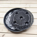 Plastic Plant Saucer Stand,4-Pack 14 inch, Elevated Plant Saucer Self-Watering Fabric Pot Base, Use Nonwoven Grow Bags, Plant Saucers Flower Pot Tray for Indoor-Outdoo and Grow Tents Greenhouses by GreenHaven Gardens