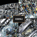 6-Lights Crystal Flush Mount Chandelier Light Fixture with K9 Crystals Modern Ceiling Lights Elegant Pendant Lamp for Bedroom,Hallway,Bar,Living Room,Dining Room,H5.9 xW20 (Bulbs Not Included) by CozyNest Decor