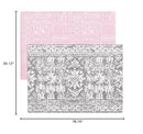 Cushmat Stylish Reversible Foam Play Mat (Large, Explorer - Ash Rose) - Soft, Waterproof, Durable Play mat for Infants, Babies, Toddler, Kids & Grownup - 6.5ft x 4.5ft by TinyTreasures Baby Boutique