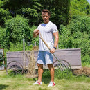 Berry&Bird Gardening Digging Fork, 4-Tine Stainless Steel Pitchfork, 43.9" Heavy Duty Spading Fork with D-Grip Handle and Ergonomic Ash Wood Handle for Digging, Planting, Cultivating, Aerating by GreenHaven Gardens