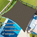 Amagenix Sun Shade Sail 6X14 Curved Edge Outdoor Shade Canopy Mocha Breathable 95% UV Block Shade Cloth for Patio Garden Backyard (We Make Custom Size) by GreenHaven Gardens