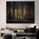 SIGNWIN 60"x72" Extra Large Framed Wall Art Magical Firefly Night Forest, Enchanted Woodland Scene for Home Living Room Bedroom Decor (Frame Assembly Required) by CozyNest Decor