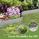 Metal Garden Edging Border, Corrugated Steel Landscaping, DIY for Lawn (Silver, 10 Inch x 20FT) by GreenHaven Gardens