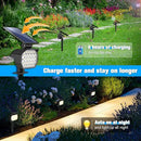 NIORSUN Solar Spot Lights Outdoor,23 LEDs Landscape Lighting with Auto On/Off and 3 Lighting Modes, IP67 Waterproof Spotlights,Outdoor Solar Lights for Yard Garden,6 Pack(Warm White) by GreenHaven Gardens