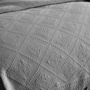 MarCielo 3-Piece 100% Cotton Oversized Bedspread Lightweight Quilt Coverlet Embroidery Farmhouse Bedding Set (Tk Light Grey, Oversized Queen (100"x106")) by CozyNest Decor