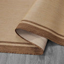 CAMILSON Outdoor Rug 6x9 Bordered Natural Brown Modern Area Rugs for Indoor and Outdoor Patios, Kitchen and Hallway Mats, Washable Porch Deck Outside Carpet (Border Jute, 6 x 9) by GreenHaven Gardens