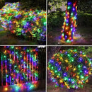 LED Christmas Net Lights for Bushes Outdoor,100 LED 5ftx5ft Waterproof 8 Modes Connectable Mesh Lights for Bushes,Garden,Yard,Trunk,Outdoor Christmas Decorations by GreenHaven Gardens