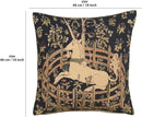 Charlotte Home Furnishings Decorative Pillow Covers for Couch 18X18 in Unicorn Throw Pillow Covers for Sofa Tapestry Square Pillow Cases for Bed Living Room Soft European Cotton Jacquard Woven by CozyNest Decor