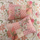 NEWLAKE Cotton Patchwork Bedspread, 3-Piece Bedding Quilt Set with Real Stitched Embroidery, Reversible Matelasse Bed Coverlet Set,Bohemian Floral, Queen Size by CozyNest Decor