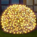 Led Christmas Net Lights Outdoor Christmas Decorations 120Led 6Ftx4Ft Connectable Waterptoof Mesh Net Lights for Trees Bushes Wedding Garden Outdoor Christmas Decorations WarmWhite by GreenHaven Gardens