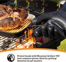 Mountain Grillers Extreme Heat Resistant Gloves for Grill BBQ High Temperature Fire Pit Gloves Barbecue Cooking, Smoker, Oven, Fryer, Grilling Waterproof, Fireproof Oil Resistant Neoprene Coating 14in by GreenHaven Gardens