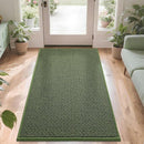 COSY HOMEER-Door-Mat 36"x60" Non Slip Absorbent Entryway Rugs Dirt Trapper Doormats Washable Entrance Mats Low Pile Welcome Floor Mat for Front Back Door and Entry Mats,Green by CozyNest Decor