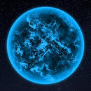 Glow in The Dark Sun for Ceiling, Luminous Planet Wall Sticker, Kids Bedroom Wall Decal, Sticky Fluorescence Sun, Gift for Boys and Girls (Blue) by TinyTreasures Baby Boutique