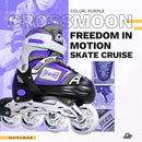 Adjustable Inline Skates for Kids, Teens, and Adults – ABEC-7 Bearings, PU Wheels, Comfortable Fit, for Indoor and Outdoor Skating by TinyTreasures Baby Boutique