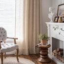 Sutuo Home Boho Curtains for Bedroom Nursery, Bohemian Semi-Blackout Geometric Crochet Hollow Lace Patchwork with Textured Linen Fabric Farmhouse Tassels Rod Pocket Window Drapes, 59"W x 72"L, 1 Panel by CozyNest Decor