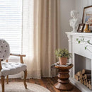 Sutuo Home Boho Curtain Semi-Blackout Crochet Hollow Lace Patchwork with Textured Linen Fabric, Handmade Tassels Rod Pocket Bohemian Window Drapes for Living Bedroom, 59" W x 84" L, 1 Panel by CozyNest Decor