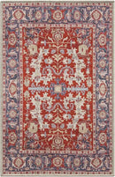 Keen Home Design 2x3 Rug - Machine Washable Entry Rug with Non-Slip Backing, Ideal for Enteryway, Kitchen, Bathroom, Laundry Room - Vintage, Easy Clean, Durable, Low Pile Rug - (2' x 3') by CozyNest Decor