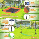 Swing Set for Backyard - 6 in 1 Multifunction Kids Swing Set Heavy Duty 550 lbs Outdoor Extra Large Metal Swing Frame with 3 Adjustable Swings Climbing Net Ladder Basketball Hoop by TinyTreasures Baby Boutique
