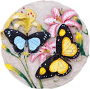 Spoontiques - Garden Décor - Butterfly Stepping Stone - Decorative Stone for Garden by CozyNest Decor