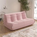 Big Bean Bag Chairs for Adults, 3 Seater Large Bean Bag Sofa, Fireside Chair Lazy Sofa Chair with High Density Comfortable Foam, Modern Bean Bag for Living Room, Bedroom, Office (Pink) by CozyNest Decor