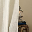 Joydeco Linen Curtains 96 Inch Length 2 Panel Sets,Light Filtering Curtains for Bedroom 70 Inch Wide Living Room Drapes with Back Tabs & Rod Pockets (W70 x L96 Inch, Beige) by CozyNest Decor