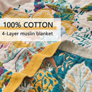 Boho Throw Blanket, Reversible Cotton Bohemian Tapestry Hippie Room Decor Double Sided, 100 Cotton King Size Bed Throw, Lightweight Summer Blanket for Travel, Sofa, Picnic,90"x98" by CozyNest Decor