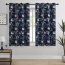 Kids Blackout Curtains - Pixel Dinosaur Curtains, 100% Blackout, 2 Panels, Each W52×L63, Thermal Insulated, Noise Reducing for Kids Bedroom, Bring a Playful and Retro Touch to Your Child’s Room by TinyTreasures Baby Boutique