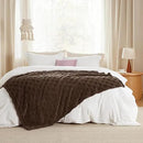 Bedsure GentleSoft Twin Blanket for Bed Dark Brown - Super Soft Cozy Blankets for Women Men Girls, Cute Fuzzy Fleece Throws for Bedroom Couch, 60x80 Inches by CozyNest Decor