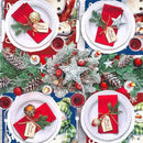 Winter Placemats Set of 6 Let It Snow Plastic Table Place Mats Snowman Dining Mats Washable Seasonal Christmas Holiday Table Decoration for Kitchen Christmas Party Dining by CozyNest Decor