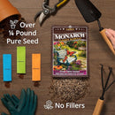 Monarch Butterfly Garden Kit with Milkweed Seeds–Perennial Flower Seeds to Plant Outside| 1/4 Pound Pure Bulk Wildflower Seeds | Garden Seeds for Attracting Pollinators | Seed Packets for Spring/Fall by TinyTreasures Baby Boutique