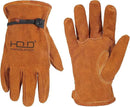 HLDD HANDLANDY Leather Work Gloves for Men & Women, Adjustable Wrist Cowhide Gardening Glove with Reinforced Palm for Driver by GreenHaven Gardens