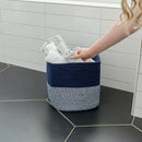 NaturalCozy Storage Cubes 11 Inch Cotton Rope Woven Baskets for Organizing, 3-Pack | Cube Storage Bin | Square Storage Baskets for Shelves Organizer, Classroom, Kids Toy Bins, Closet, Baby Nursery by TinyTreasures Baby Boutique