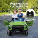 24V 10Ah Ride on Toy for Big Kids, 4WD 2 Seater Electric SUV Kids Car to Drive w/Remote Control, 4x200W Motors - Army Green by TinyTreasures Baby Boutique