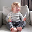 Jack N' Jill Tickle Tooth Sonic Electric Toothbrush Replacement Heads - Gentle Cleaning, Made for Tiny Teeth, LED Inspection Light, Extra Soft Bristles, for Babies & Kids - (1 Pack - Set of 2) by TinyTreasures Baby Boutique