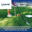 Underhill Gulp Pro Siphon Suction Water Pump 22 Inch Length with 36 Inch Outlet Hose, For Irrigation, Fluid Transfer, Water Removal, A-G1236-C by GreenHaven Gardens