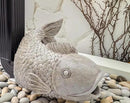 Real Fish Sculpture Gutter Diverter Rain,Eco-Friendly Resin Gutter Extender Diverter,Deco Gutter Extension Downspout, Splash Block, Perfect Rain Gutter Downspout Extension for 3"x4" Downspouts by GreenHaven Gardens