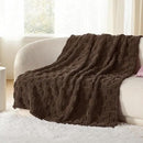 Bedsure GentleSoft Dark Brown Throw Blanket for Couch - Super Soft Cozy Blankets Gifts for Women Men Girls, Cute Small Fleece Throws for Bedroom Home Decor, 50x70 Inches by CozyNest Decor