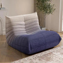 Bean Bag Chair, Fireside Chair Bean Bag Sofa Large Bean Bag Chair for Adults, Bean Bag Chairs for Teens with High Density Comfortable Foam, Memory Foam Bean Bag for Living Room, Bedroom (Blue&White)