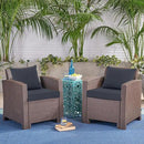 Outdoor Cushions for Patio Furniture, Waterproof Outdoor Chair Cushion w/Fade-Resistant, Removable & Machine-Washable Cover, 22x22 Inch, Deep Seat Sofa/Couch Pad Replacement – Set of 2, Dark Grey by GreenHaven Gardens