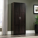 Sauder Storage Cabinet/ Pantry cabinets, 29.61 " x D: 16.02 " x H: 71.50", Cinnamon Cherry finish by CozyNest Decor
