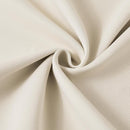 KEQIAOSUOCAI Cream Beige Curtains 72 inch Wide x 108 inch Long 2 Panels - Thermal Room Divider Curtains for Bedroom/Living Room/Patio, Wide Width Pinch Pleated Ceiling Track Curtain Panel with Hooks by TinyTreasures Baby Boutique