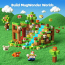 GobiDex 100PCS Magnetic Blocks Kids Building Toys for Boys Girls 3+, Game-Based Build MagWonder with Magnet Construction Toys, STEM Sensory Gift for Birthday (1 inch) by TinyTreasures Baby Boutique