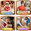 Toddler Montessori Busy Board - Wooden Educational Toy with Lights, Switches, and Buttons - Sensory Board - Preschool Motor Skills Learning Activities - Christmas & Birthday Gift by TinyTreasures Baby Boutique
