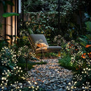 Solar Garden Decor Lights Outdoor, Solar Powered Lights Waterproof for Yard Patio Porch Flowerbed, Fairy Gardening Supplies Gifts Firwork(6 Pack Warm White) by GreenHaven Gardens